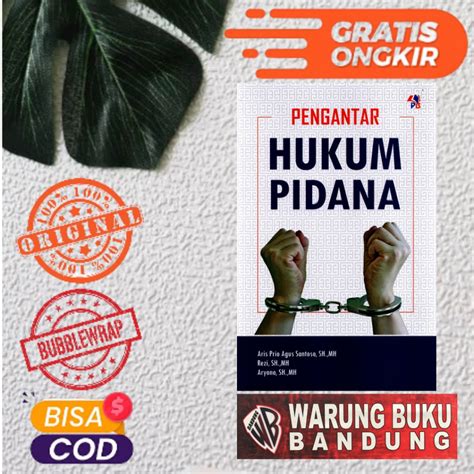 Jual Buku Pengantar Hukum Pidana Aris Prio Agus Santoso Shopee