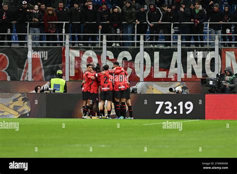 Fikayo Tomori Of AC Milan Celebrating After A Goal During The Italian