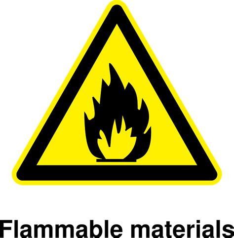 Inflammable Signs Danger Free Vector Graphic On Pixabay