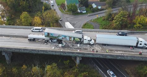 Portion Of I 78 In Berks County Closed After Pile Up Crash Cbs