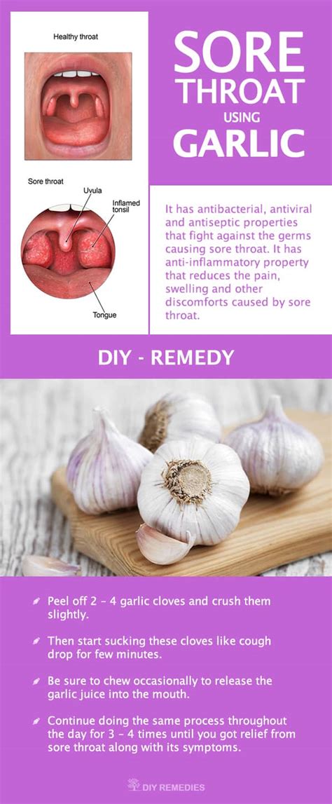 How To Get Rid Of Sore Throat Using Garlic