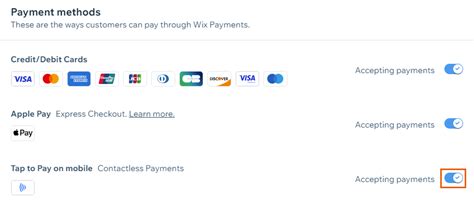 Wix Payments Adding Tap To Pay On Mobile As A Payment Method Help