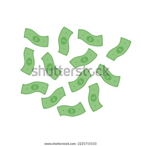 Flying Money Illustration Vectorflying Banknote Clipart Stock Vector (Royalty Free) 2225715533 ...