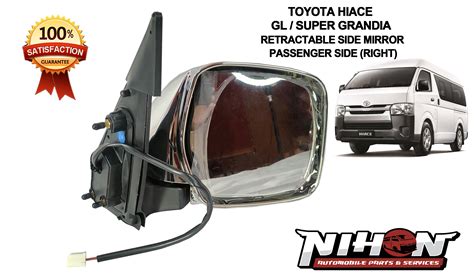 TOYOTA HIACE GL SUPER GRANDIA 2015 2018 POWER MIRROR SIDE MIRROR