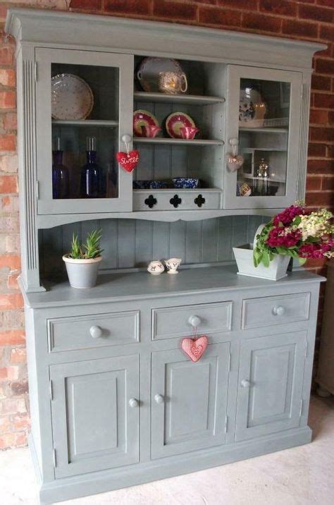 19 Best Kitchen dresser painted grey ideas | kitchen dresser, shabby chic dresser, home decor