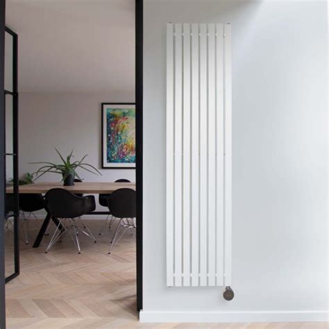 Ecostrad Adesso Iq Wifi Vertical Designer Electric Radiators White