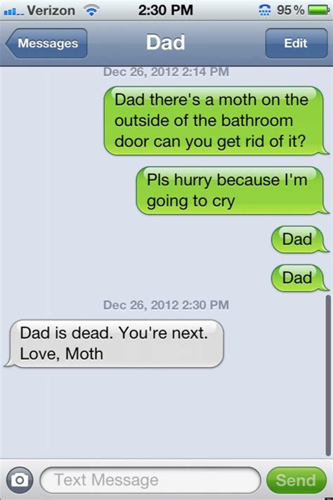 20 Hilarious Text Messages between Parents and Their Kids