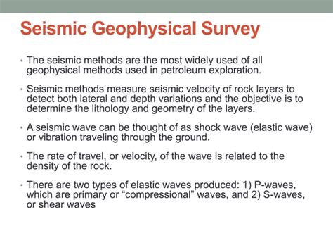 Geophysical Methods Of Hydrocarbon Exploration Ppt