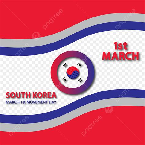 March 1st Vector Design Images South Korea March 1st Movement Day With