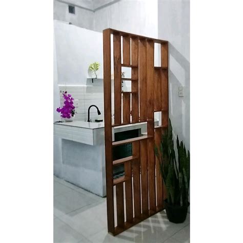 Jual Penyekat Ruang Tamu Sekat Ruang Tamu Sekat Dapur Bahan Kayu