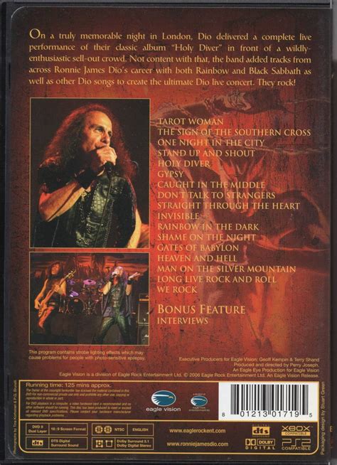 Yahoo Dio Holy Diver Live Dvd