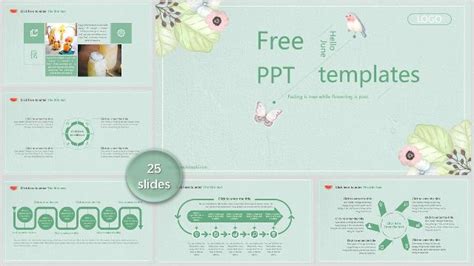 Aesthetic Ppt Animated Slide Easy Simple Free Template Nbkomputer