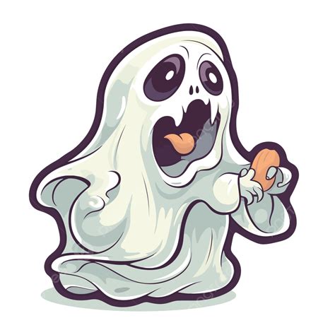 Clipart De Vetor De Personagem De Desenho Animado Vetor Fantasma Png