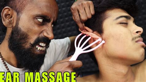 Intense Head Massage And Scalp Scratching By Master Tapas Loud Hari Cracking Neck Cracking