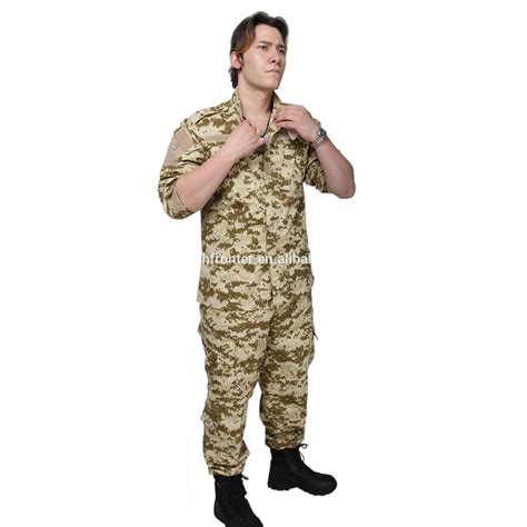 Military Style Russia Desert Acu Camouflage Uniform Training Uniform