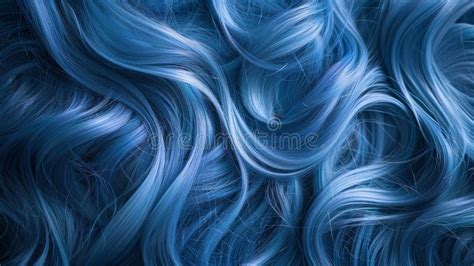 Abstract Blue Hair Texture Background Stock Illustration Illustration Of Dyed Wavy 321682447