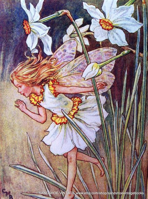 On Hold 1930s Fairy Cicely Mary Barker By Sandshoevintageprint