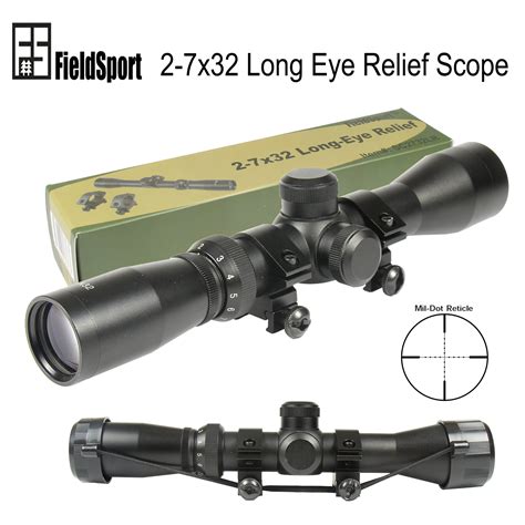 Field Sport Mosin Nagant 2-7x32 Long Eye Relief Scope Fits Mosin Nagant 1891/30 M39 - Walmart.com