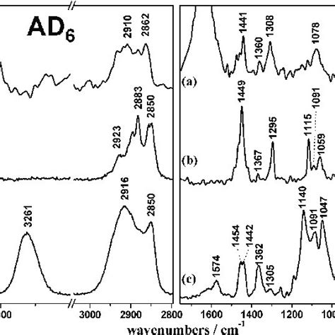 A Raman Spectrum Of Neat Ad 2 In Liquid State And B Sers Spectra