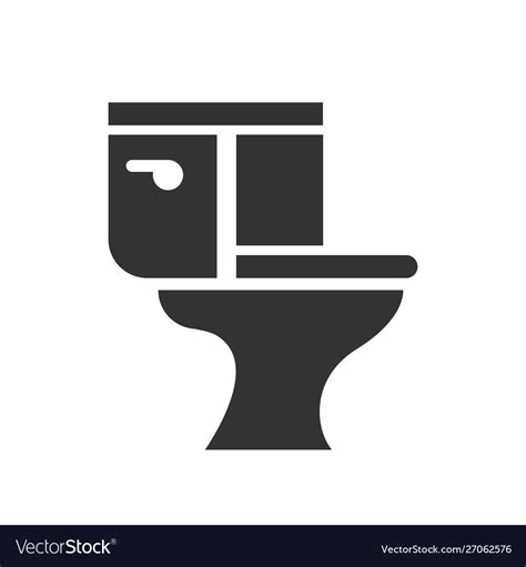 Wc icon Royalty Free Vector Image - VectorStock