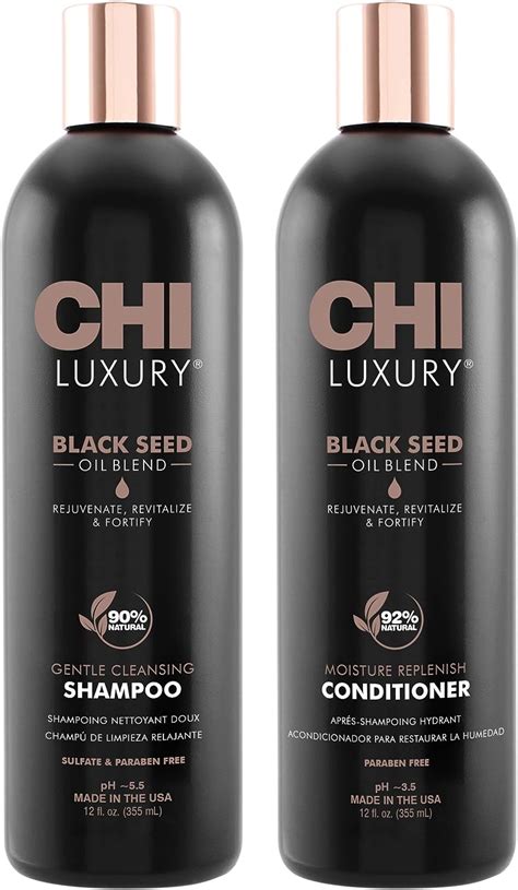 CHI Luxury Black Seed Oil Blend Gentle Cleansing Shampoo 12 Fl Oz CHI