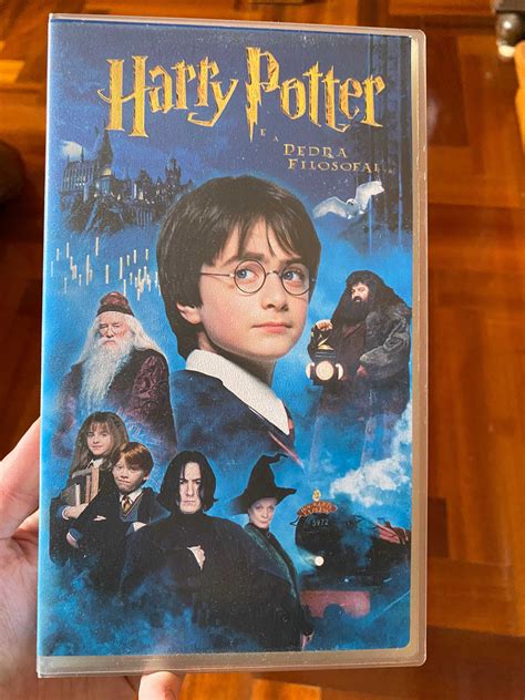 Harry Potter E A Pedra Filosofal Vhs Pt Como Novo Lordelo Do Ouro