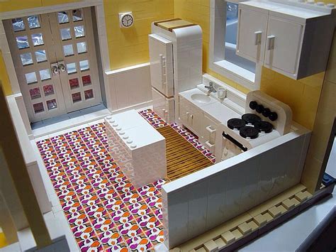 Lego kitchen | Lego furniture, Lego projects, Lego design