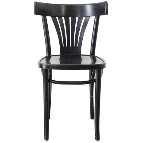 Black Bentwood Chair from ZPM Radomsko, Poland at 1stDibs