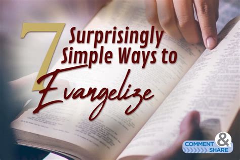 7 Surprisingly Simple Ways To Evangelize Kcm Blog