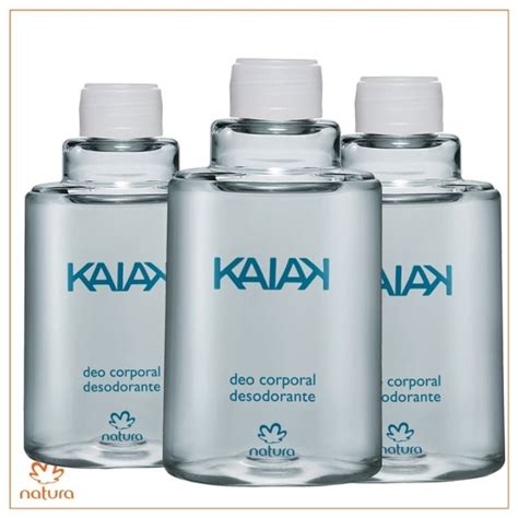 Kit 3 Unidades Refil Desodorante Corporal Masculino Natura Kaiak Oceano