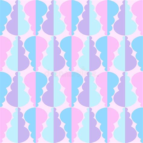 Abstract Contrasting Design. Vector Seamless Pattern Stock Vector - Illustration of curtain ...