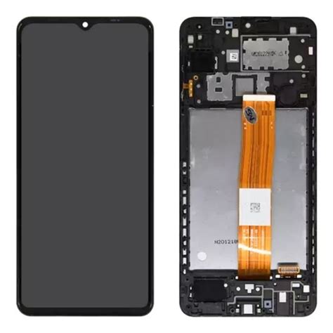 Tela Frontal Display Para Galaxy A12 A125f C Aro Orig Nacio