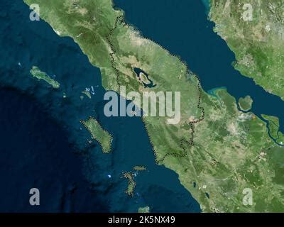 Sumatera Utara Province Of Indonesia High Resolution Satellite Map