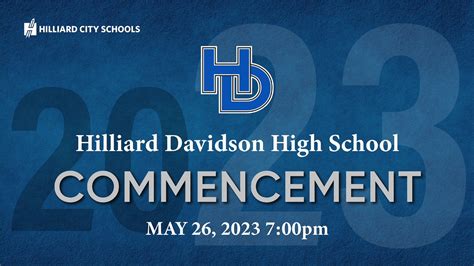 Hilliard Davidson High School 2023 Commencement on Livestream