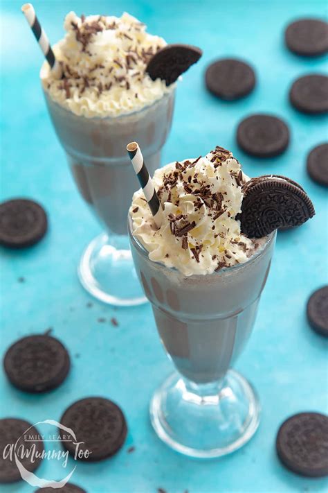 Oreo Milkshake Recipe How To Make Oreo Milkshakes A Mummy Too