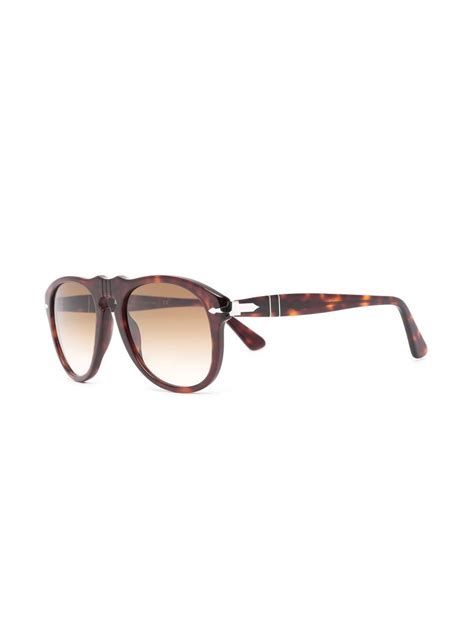 Persol Tortoiseshell Aviator Frame Sunglasses Farfetch