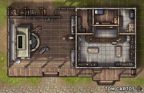 The Unbreaking Anvil Blacksmith S Shop 17x11 Battlemaps Dnd