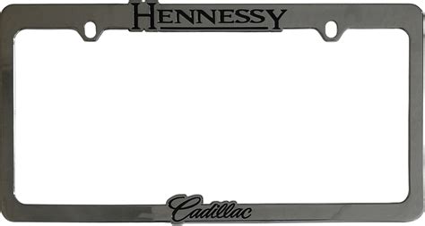 Custom Molded Zinc Metal Car Dealer License Plate Frames