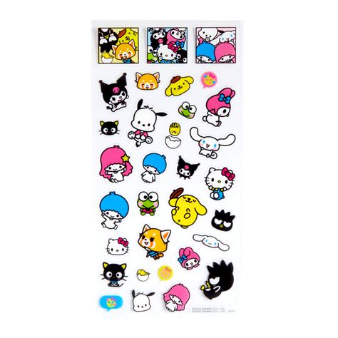 Hello Kitty And Friends Sticker Sheet, 50% OFF