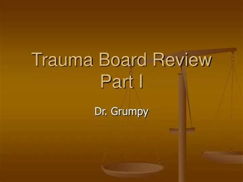 Ppt Trauma Board Review Part I Powerpoint Presentation Free Download Id 6754983