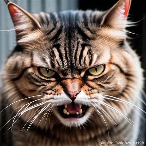 Angry Cat Prompts Stable Diffusion Online