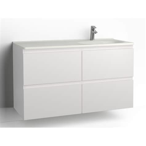 Bim Objects Free Download Flow Bathroom Cabinet With Washbasin 1200 Right 4 Drawers Single