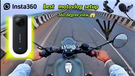 INSTA 360 X3 Motovlog FULL SETUP ITS AMAZING CAMERA Insta360x3