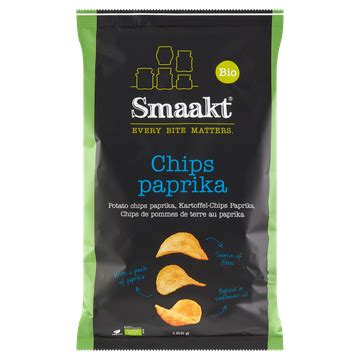 Smaakt Bio Chips Paprika 125g Bestellen Koek Snoep Chocolade En