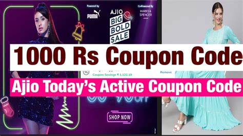 Ajio Coupon Code Today Rs Discount Code New Ajio Coupon Codes