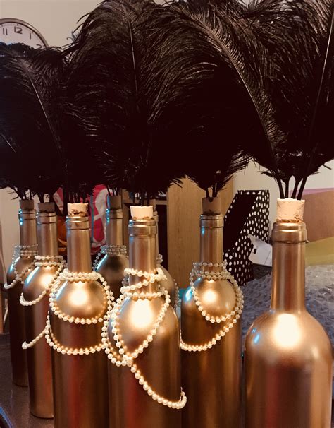 Gatsby Themed Wedding Great Gatsby 20s Party Centrepieces Wedding