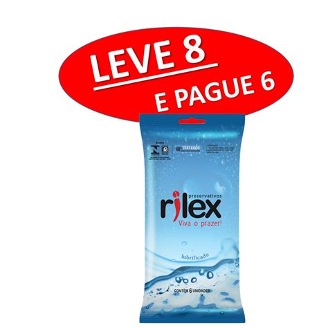 Camisinha Preservativo Leve 8 E Pague6 Em Cada Pacote Marca Rilex Sex