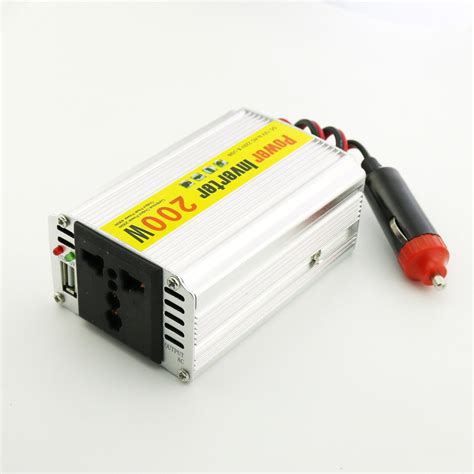 1pcs Car Dc 12v To Ac 110v220v 75w Power Inverter Charger Adapter Usb 5v New Ebay