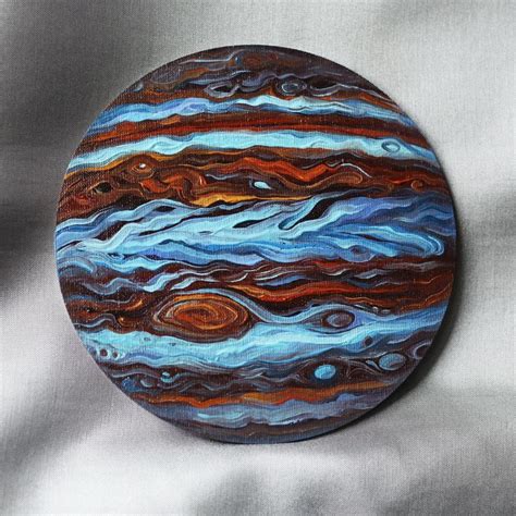 Jupiter Planet Original Art Jupiter Oil Painting Space Solar - Etsy | Planet painting, Original ...