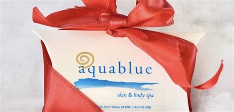 T Cards Aquablue Skin And Body Spa